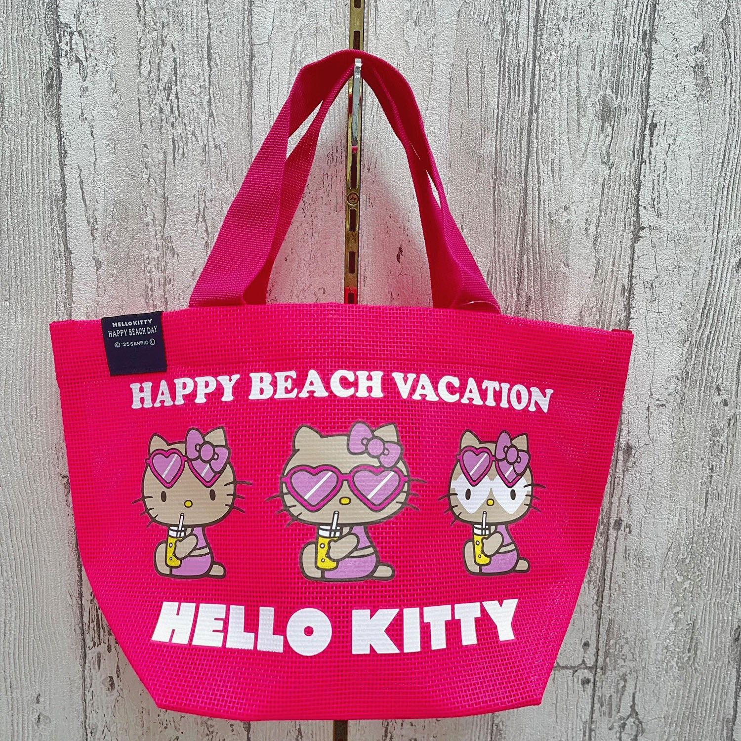 ハローキティ メッシュバッグ ピンク - 画像1