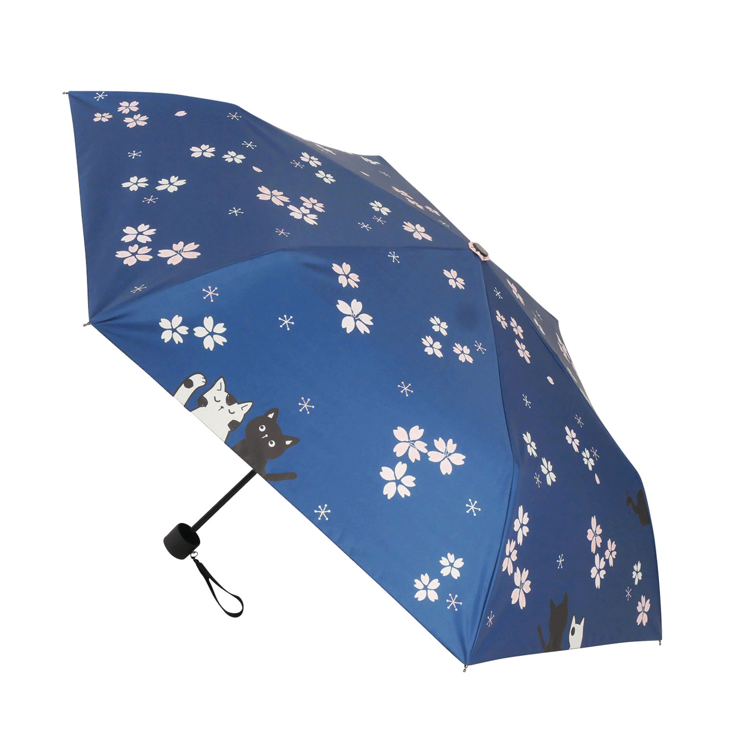 晴雨兼用折りたたみ傘 さくら - 画像2