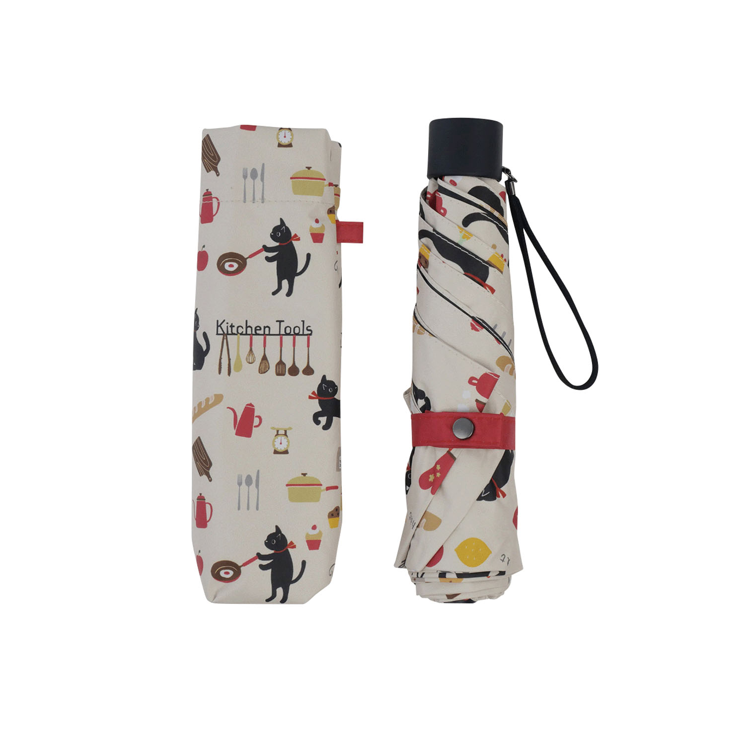 晴雨兼用折りたたみ傘 キッチン - 画像3