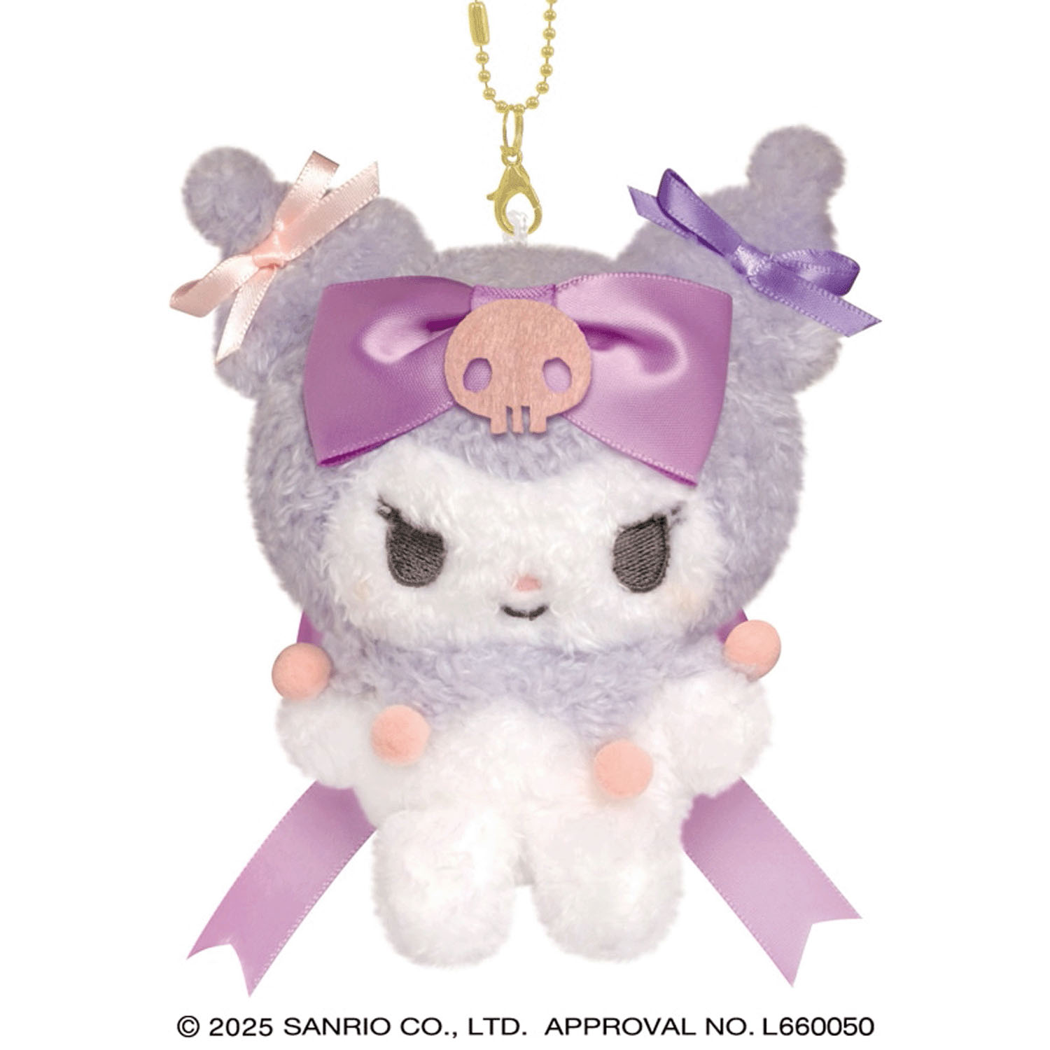 サンリオ るんるんリボン ぬいぐるみキーホルダー クロミ