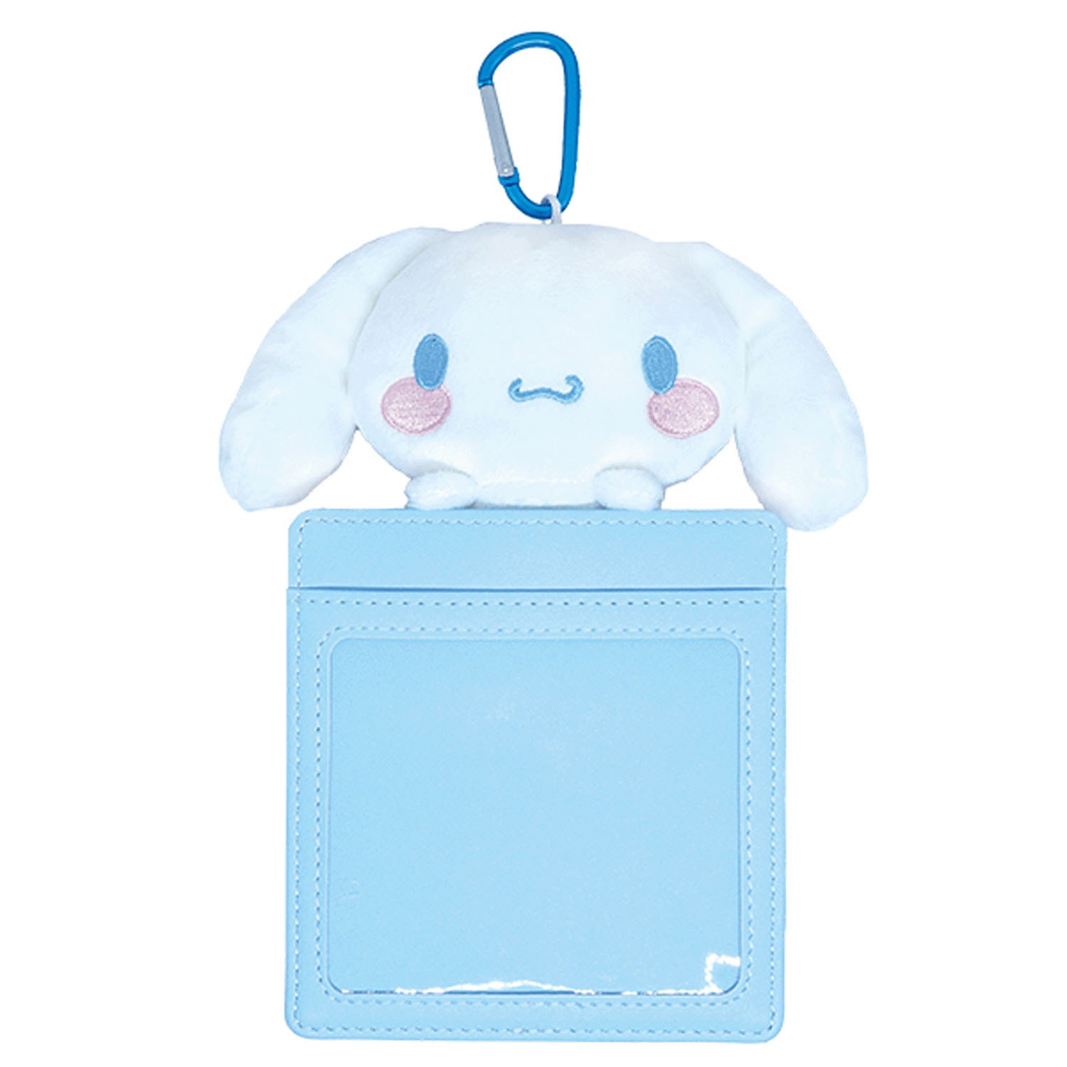 シナモロール  ぬいぐるみパスケース スクエア - 画像1