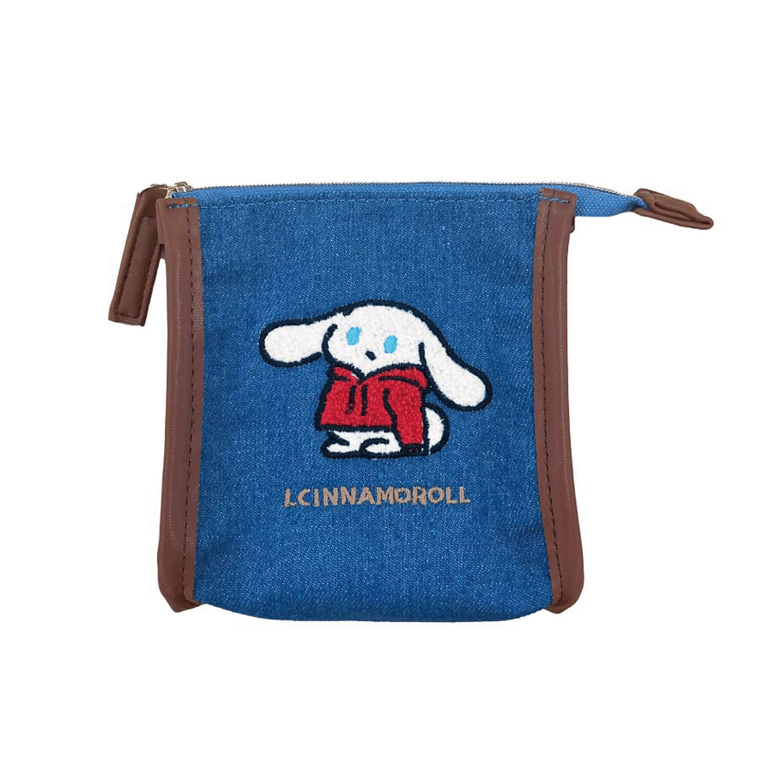 アイシナモロール  サガラ刺繍スクエアポーチ パーカー - 画像1