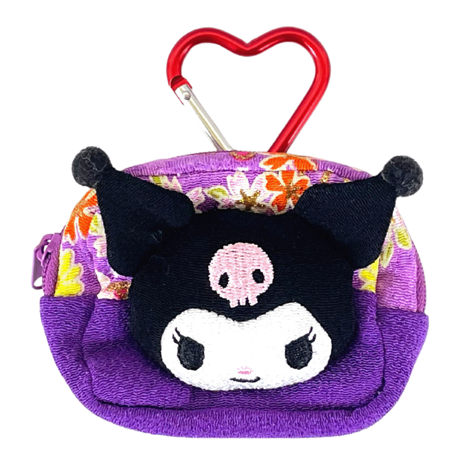 クロミ 和・フェイス ミニスクエアポーチ カラビナ付 - 画像1