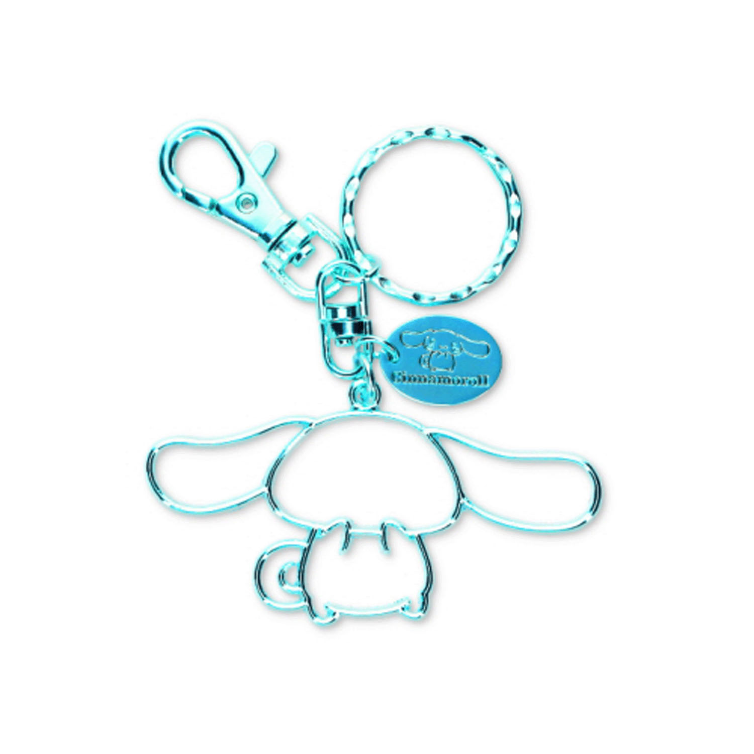 サンリオキャラクターズ メタルキーホルダー シナモロール ブルー - 画像1