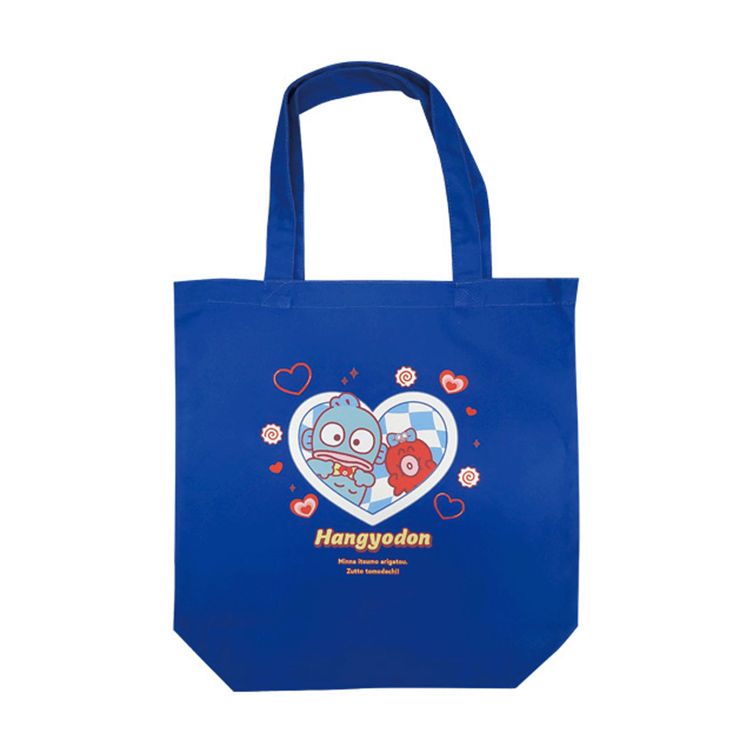 ハンギョドン 40周年 トートバッグ ハート／ロイヤルブルー