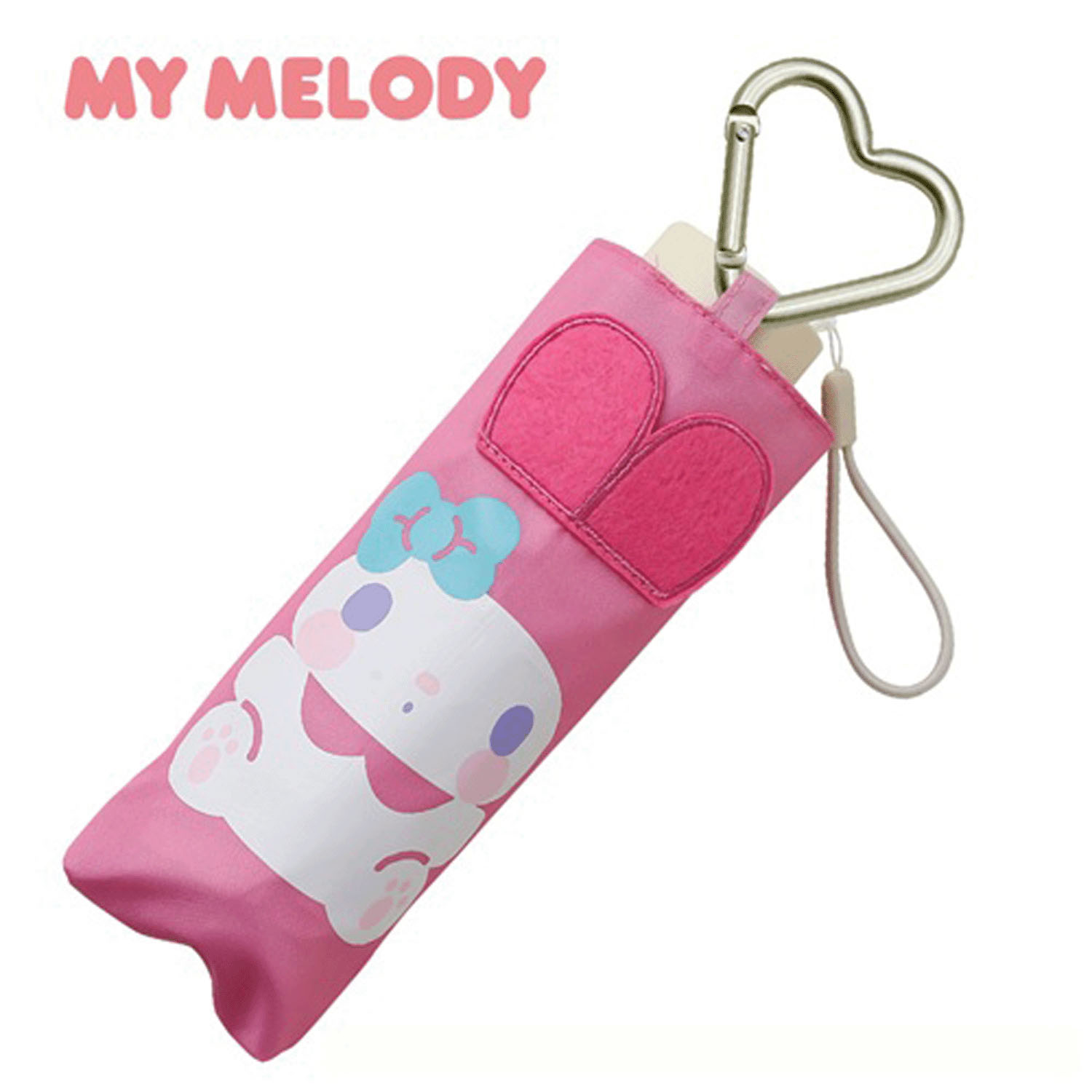 サンリオ マイメロディ 晴雨兼用折りたたみ日傘 - 画像2