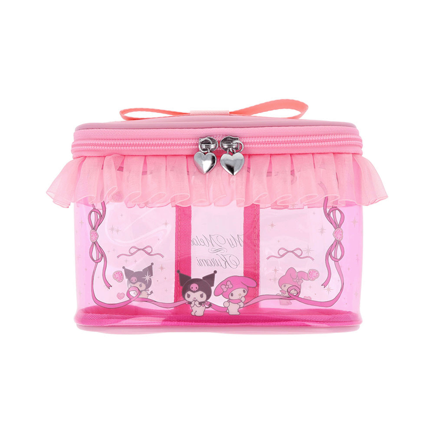 バニティポーチ マイメロディ×クロミ リボン