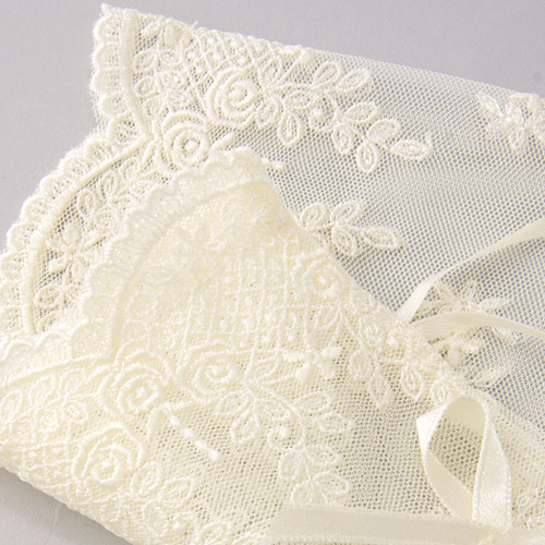 レースサシェバッグ ベージュ - 画像3