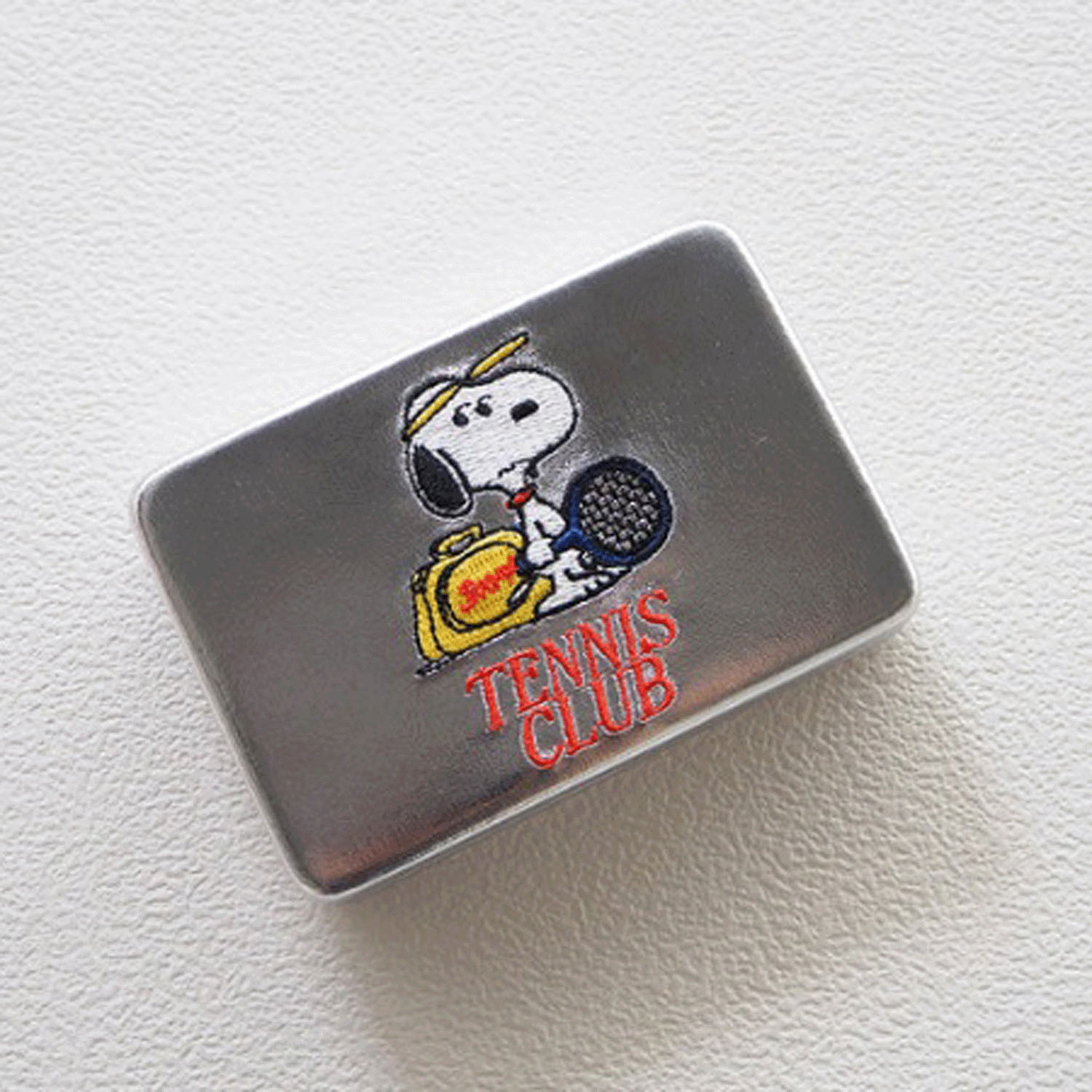 スヌーピー マルチケース コンパクトミラーケースL SILVER