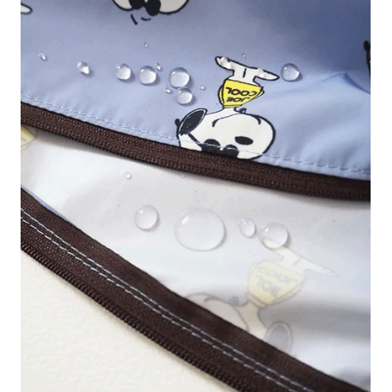 スヌーピー 撥水マルチポーチ M （PEANUTS） BEIGE - 画像3