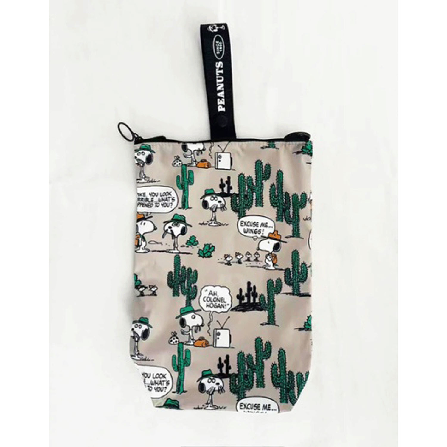 スヌーピー 撥水マルチポーチ M （PEANUTS） BEIGE