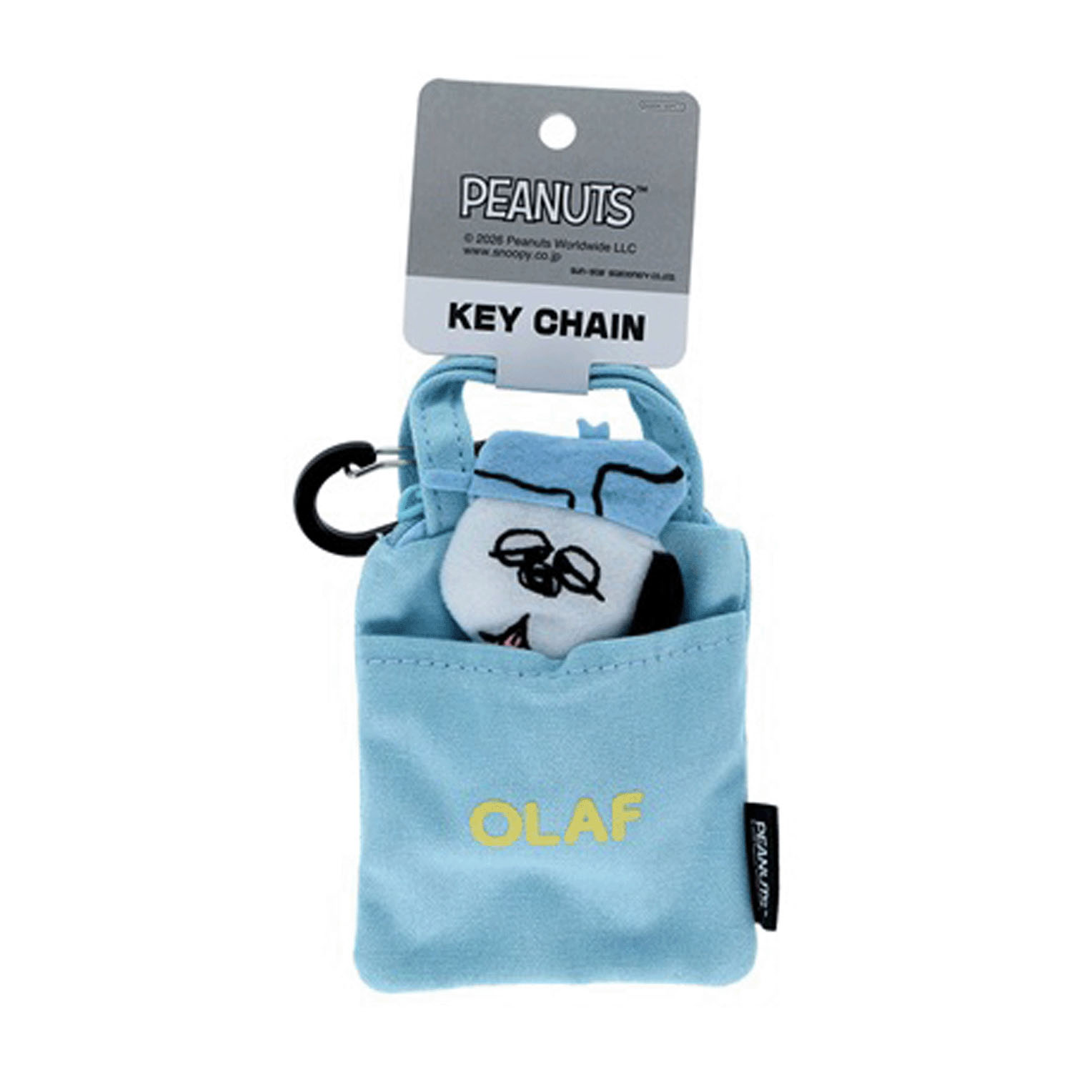 ピーナッツ スヌーピー＆シブリングス カラビナ付きキーホルダー オラフ - 画像1