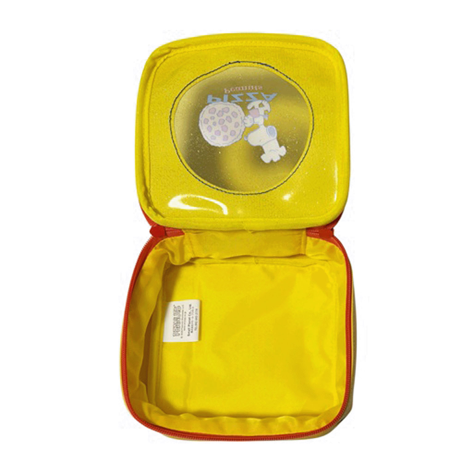 ピーナッツ スヌーピー スクエアポーチ ピザ - 画像5