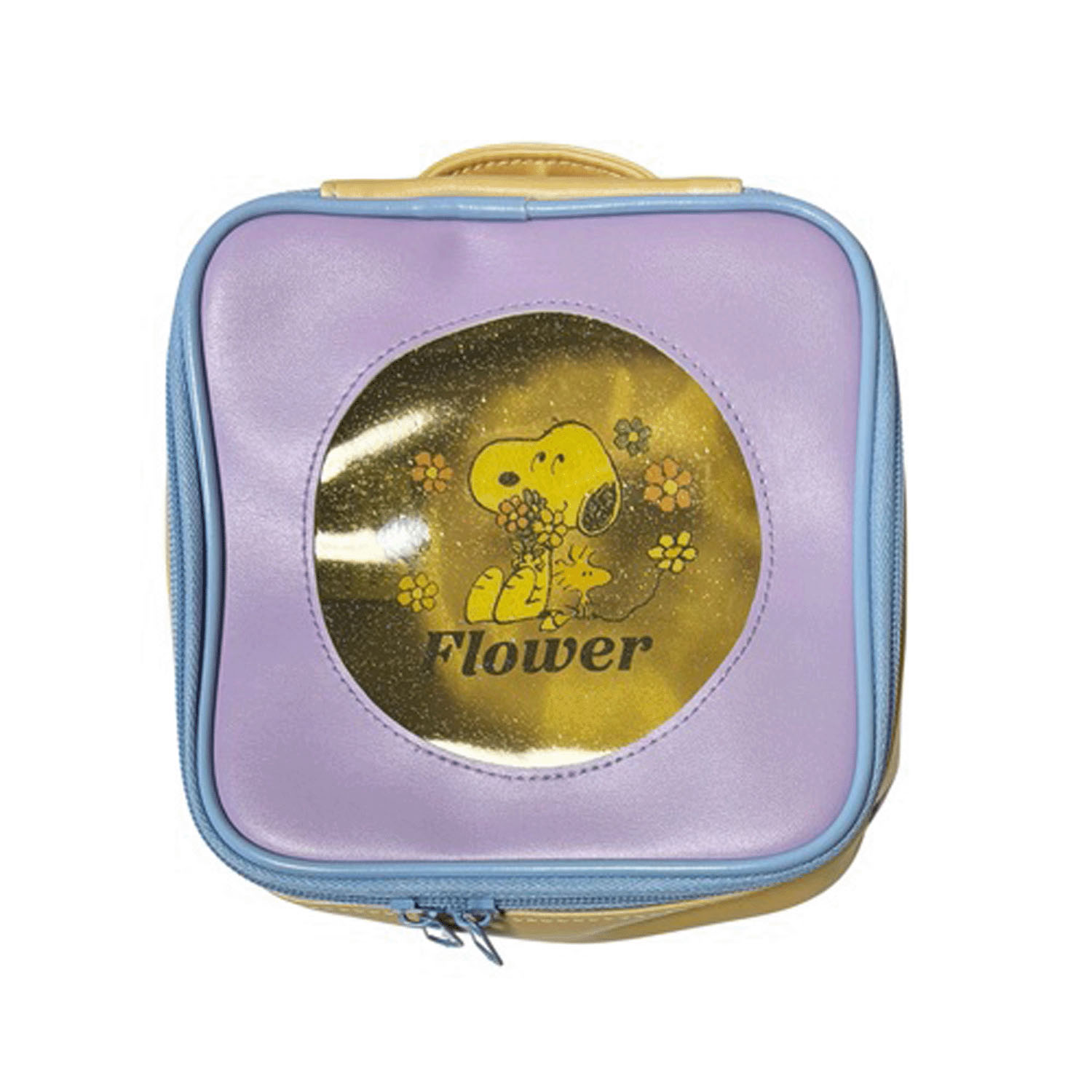 ピーナッツ スヌーピー スクエアポーチ 花