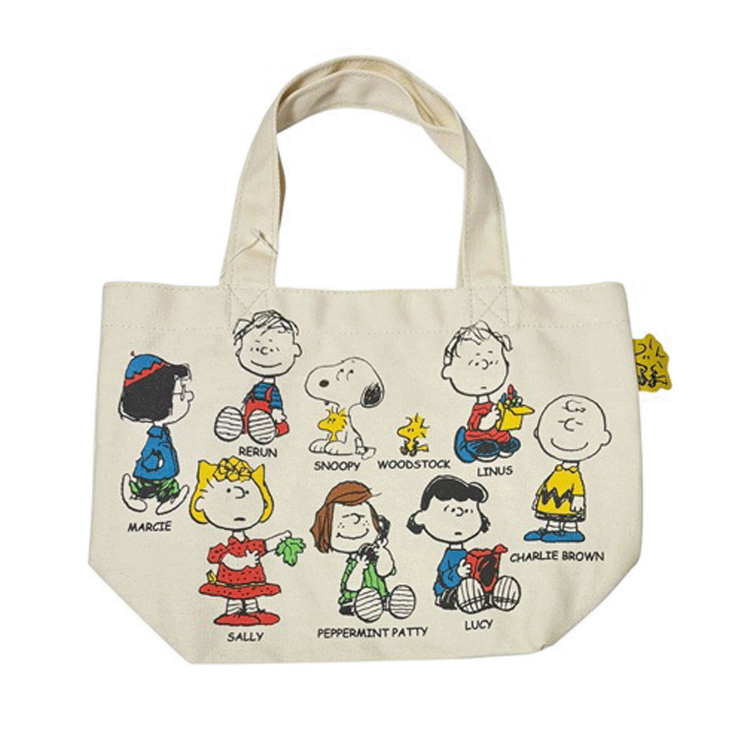 ピーナッツ スヌーピー カラーマチ付きバッグ 集合