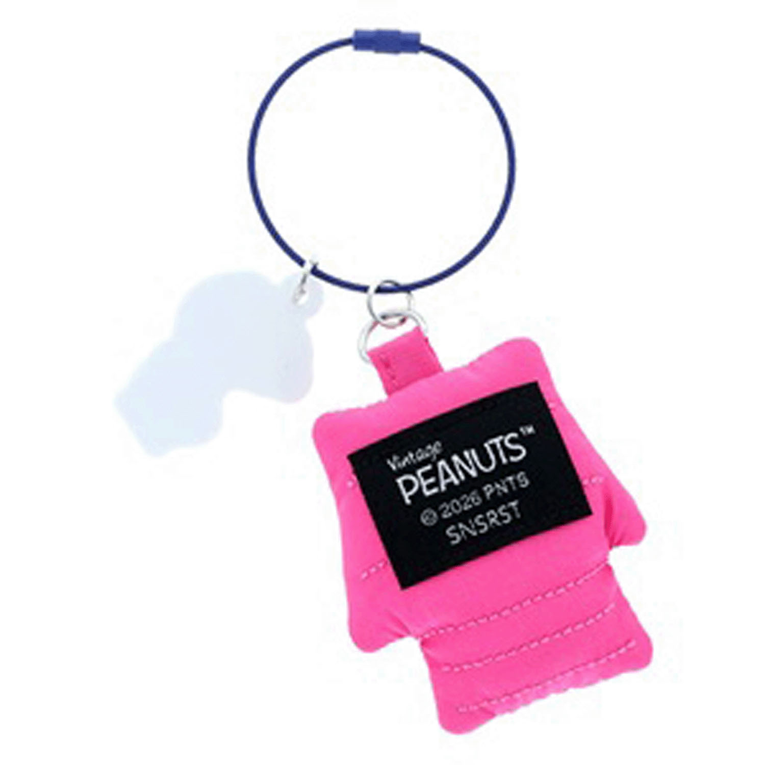 ピーナッツ スヌーピー ドッグハウスキーチャーム ピンク - 画像2