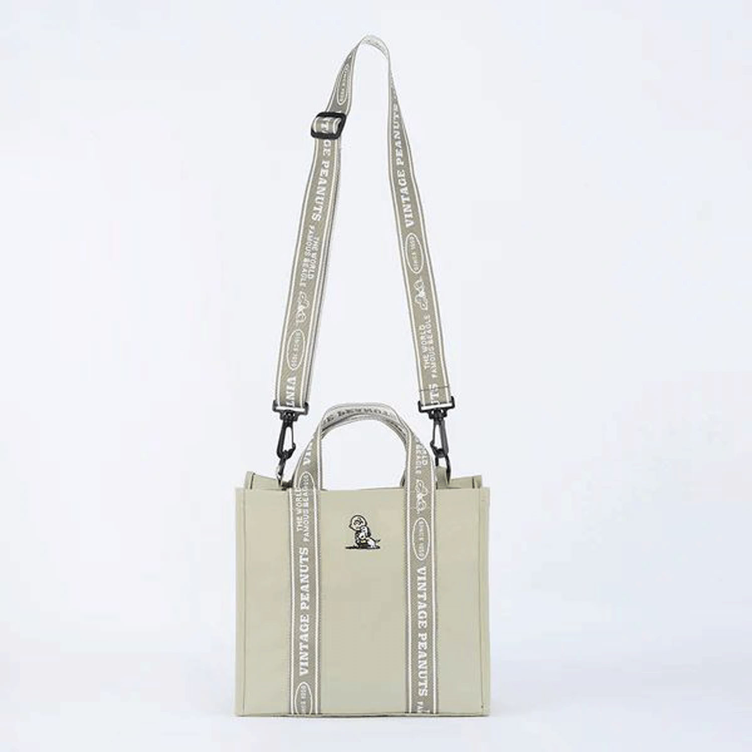 PEANUTS SOLEIL 2WAYスクエア トート SAND BEIGE - 画像1