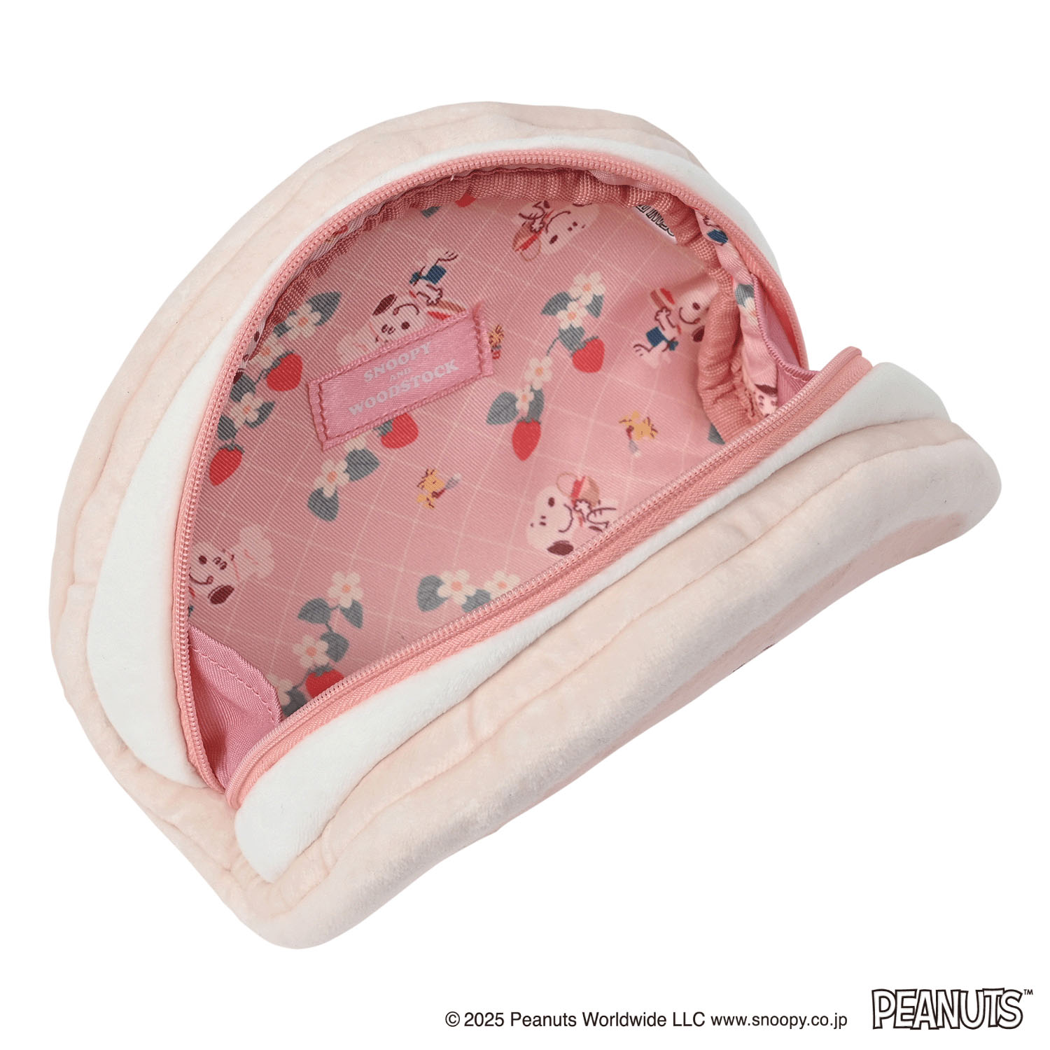スヌーピー クリームサンドポーチ ストロベリー - 画像3