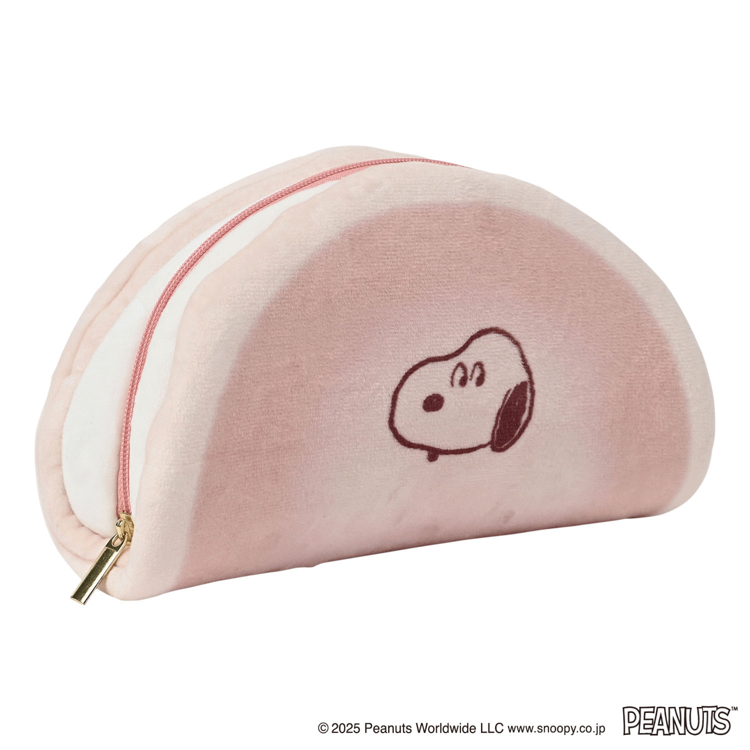 スヌーピー クリームサンドポーチ ストロベリー - 画像1
