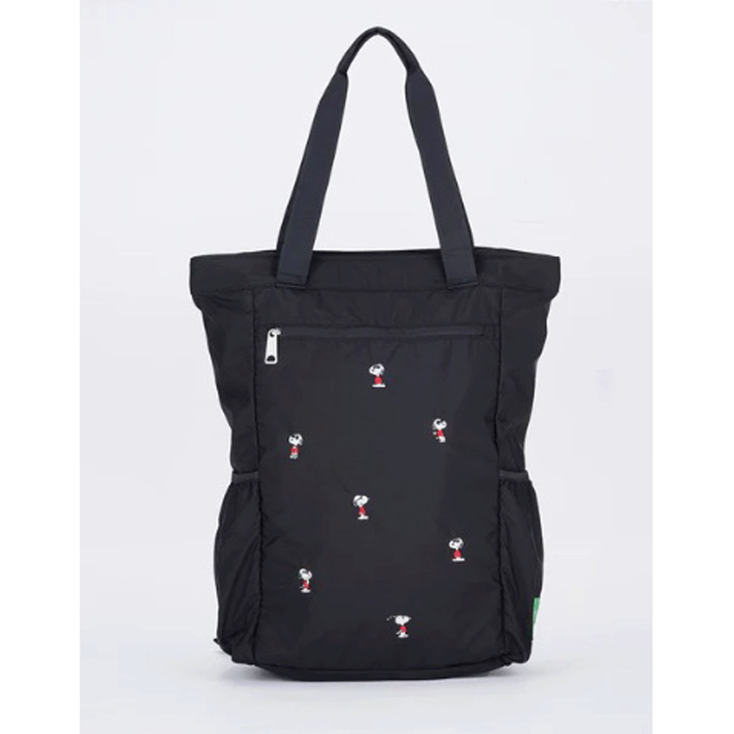 スヌーピー（PEANUTS） SOLEILポケッタブル2WAYリュック BLACK