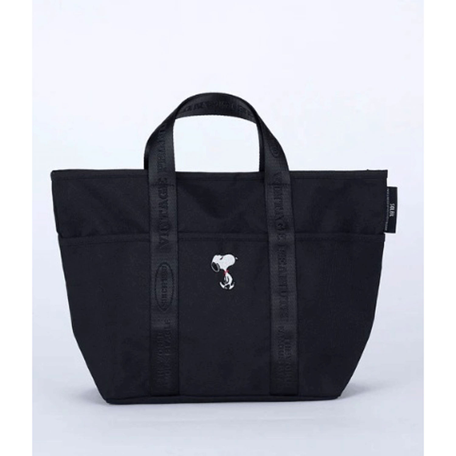 スヌーピー（PEANUTS）SOLEIL トートM BLACK