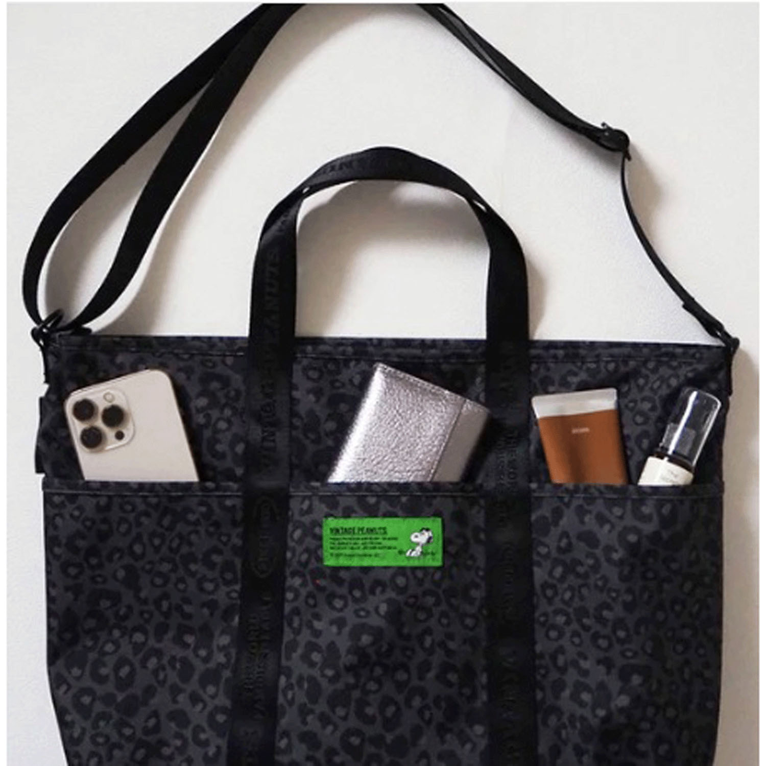 スヌーピー（PEANUTS）SOLEIL トートL LEOPARD - 画像2