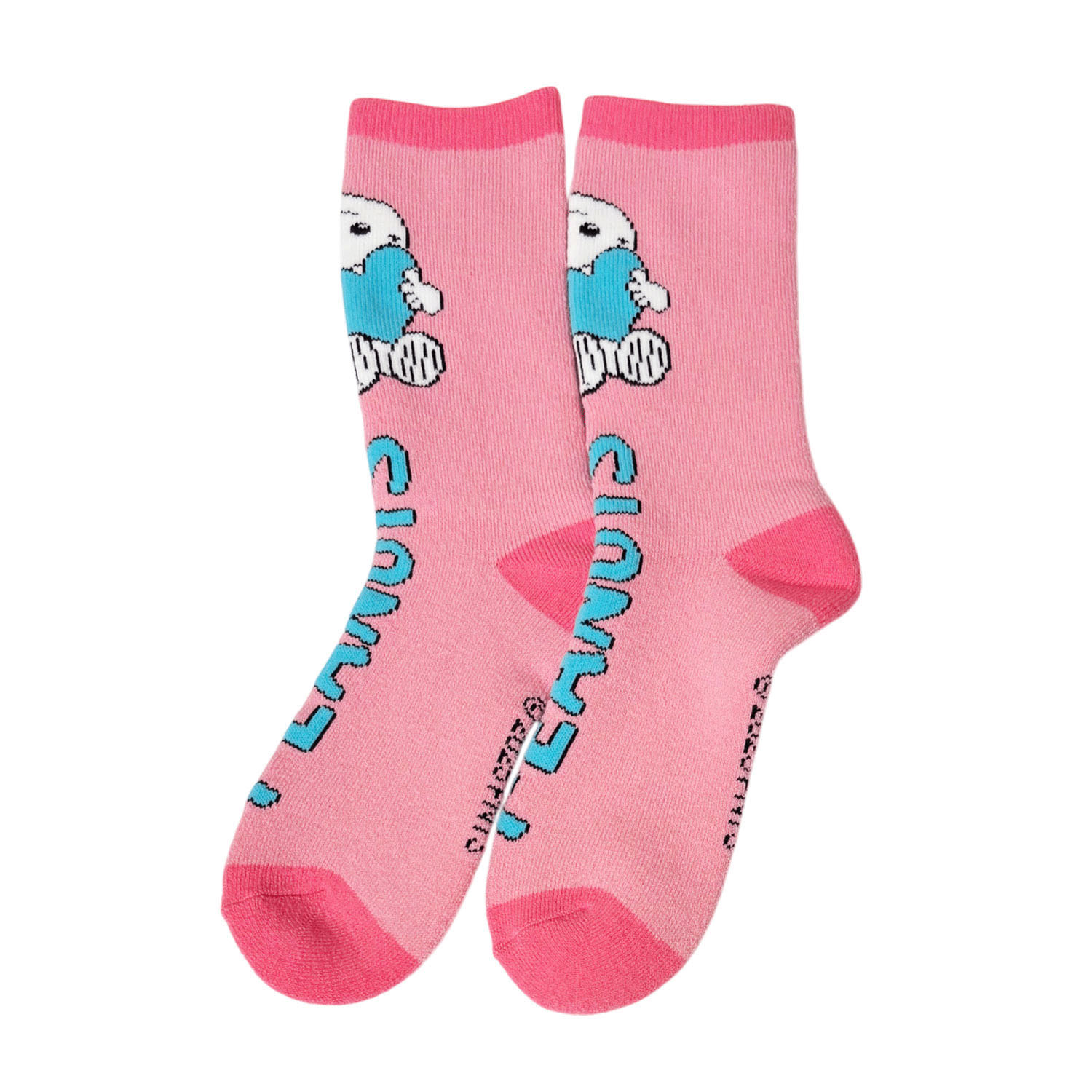 PEANUTS スヌーピー ぽっかぽかルームソックス ハート ピンク - 画像1