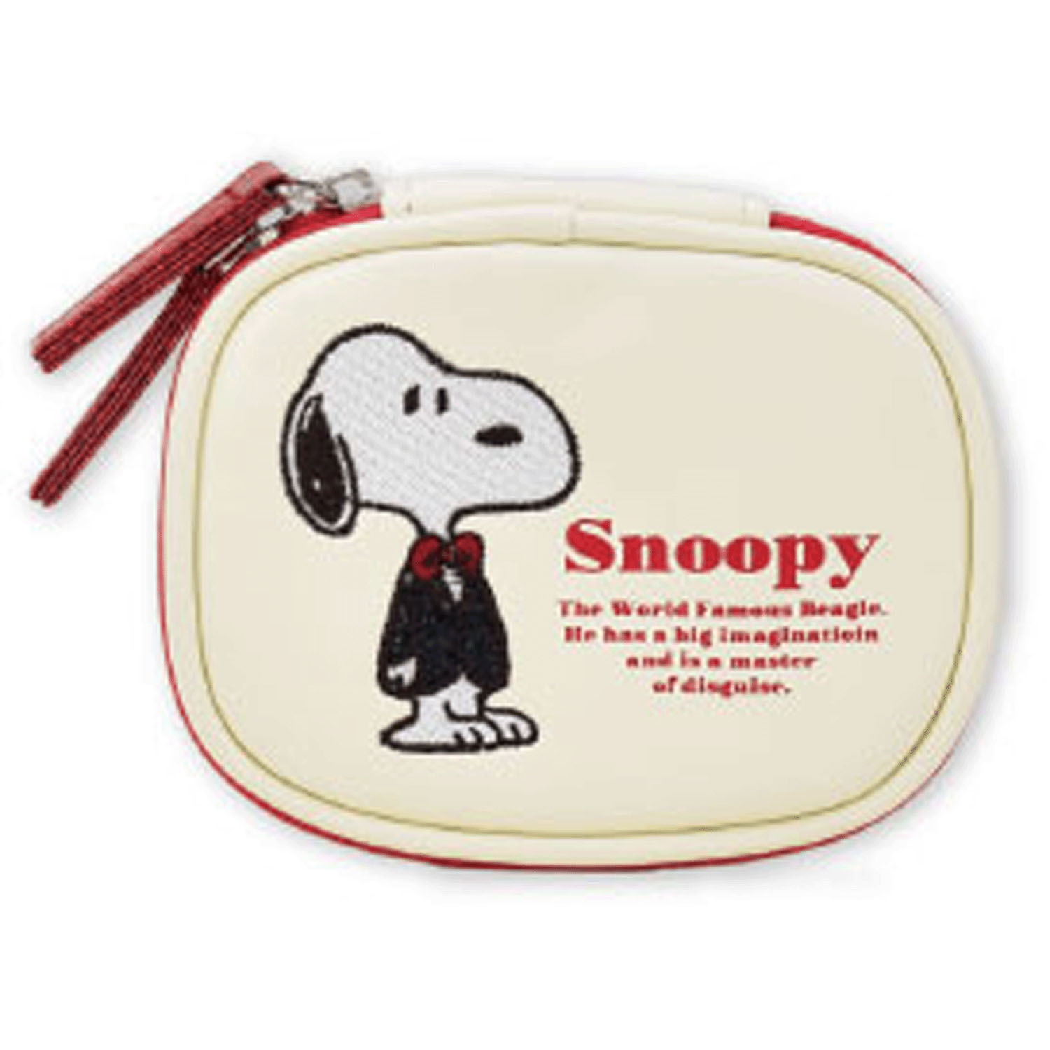SNOOPY アクセサリーケース アップリケ スヌーピー - 画像1