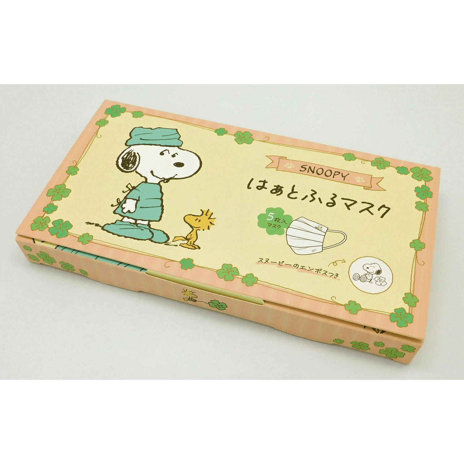 スヌーピー はぁとふるマスク 個包装5枚入り