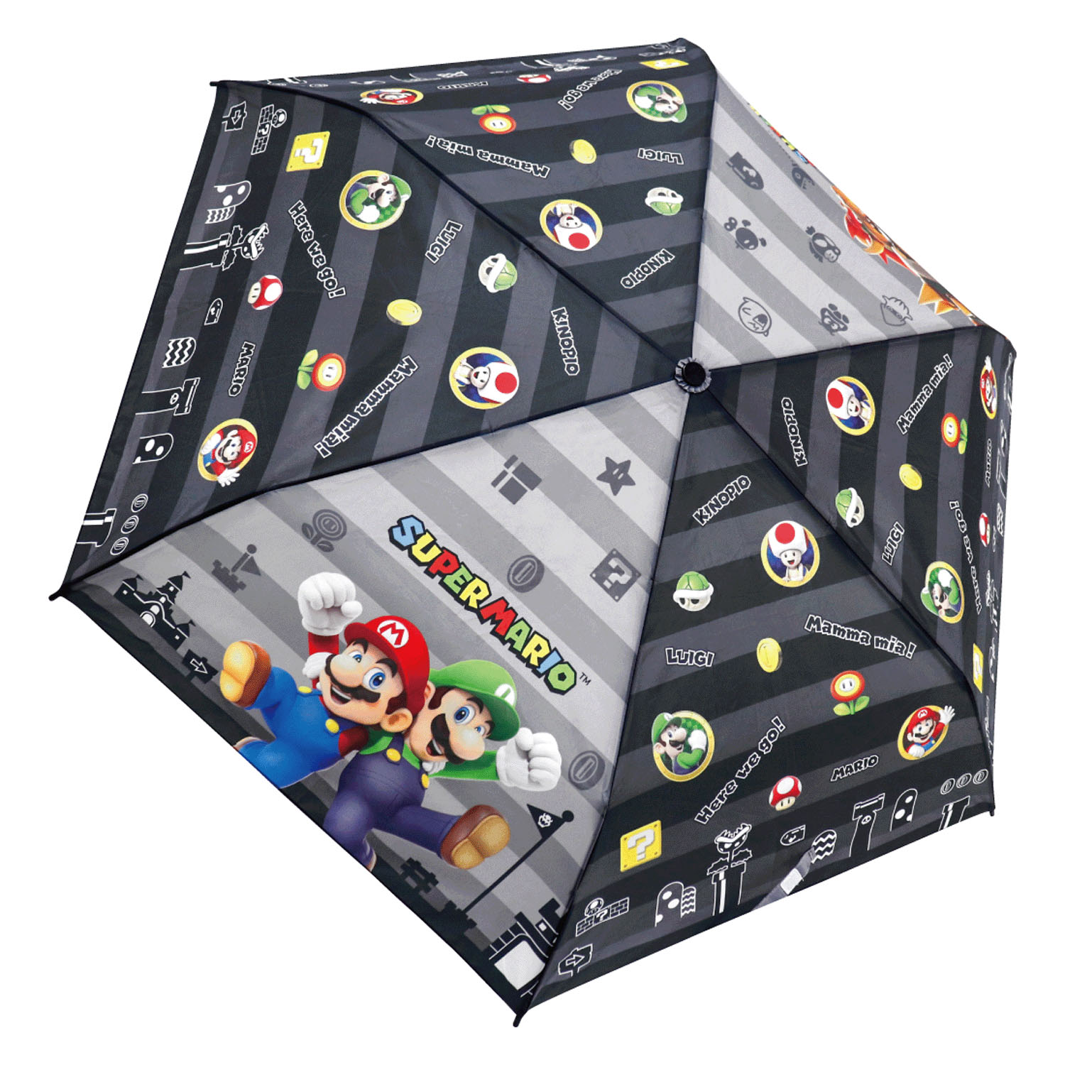 スーパーマリオ 折畳傘 ボーダー