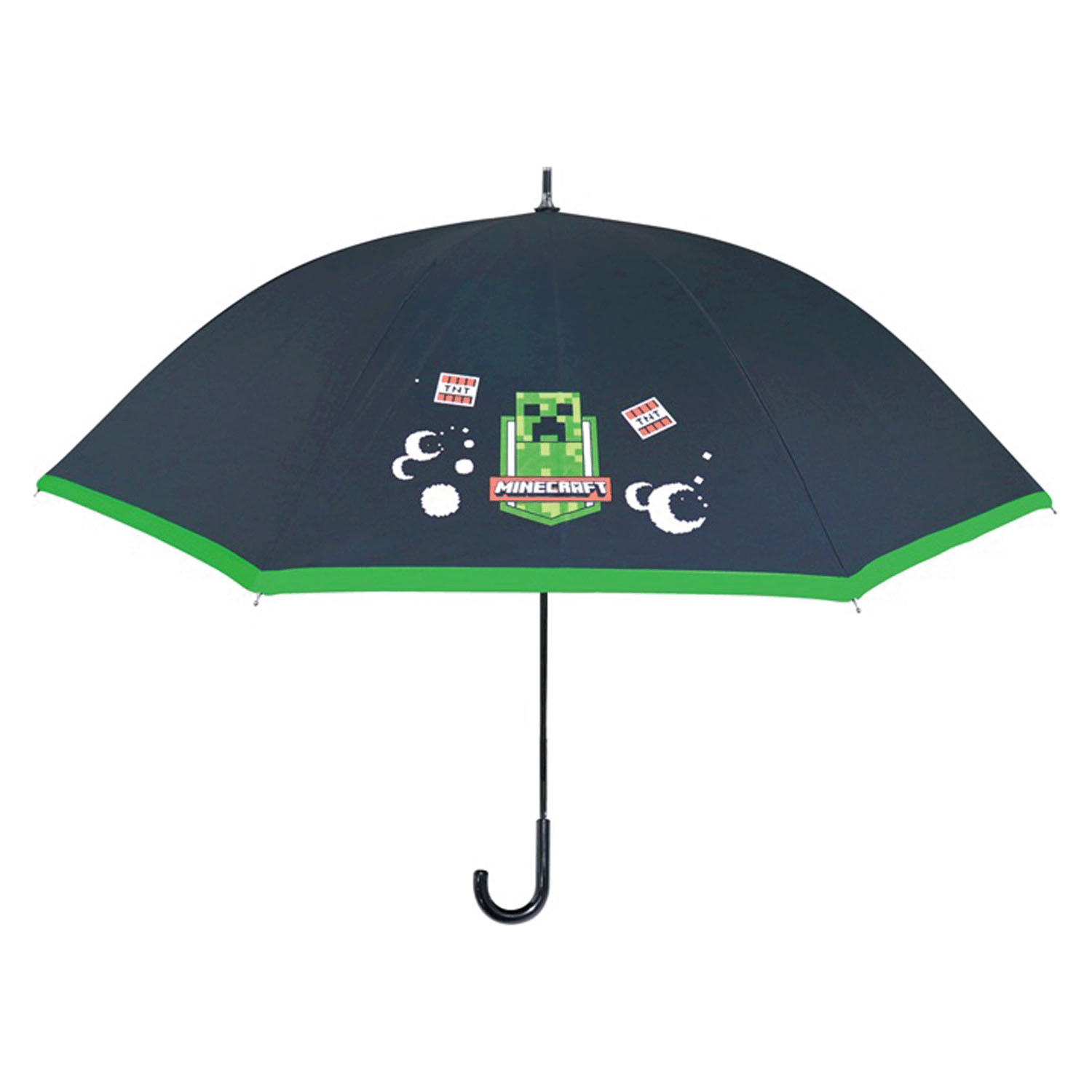 マインクラフト 晴雨兼用長傘 グリーン - 画像1