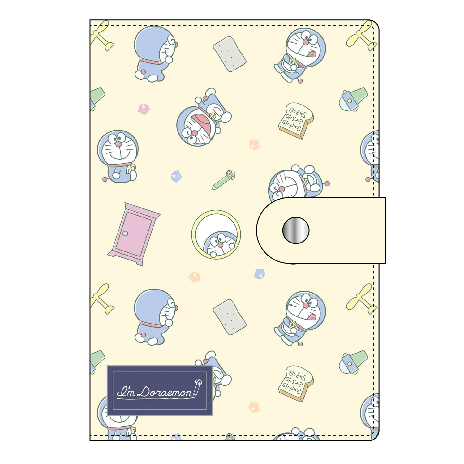 アイムドラえもん お薬手帳ケース 「ひみつ道具イエロー」 - 画像1