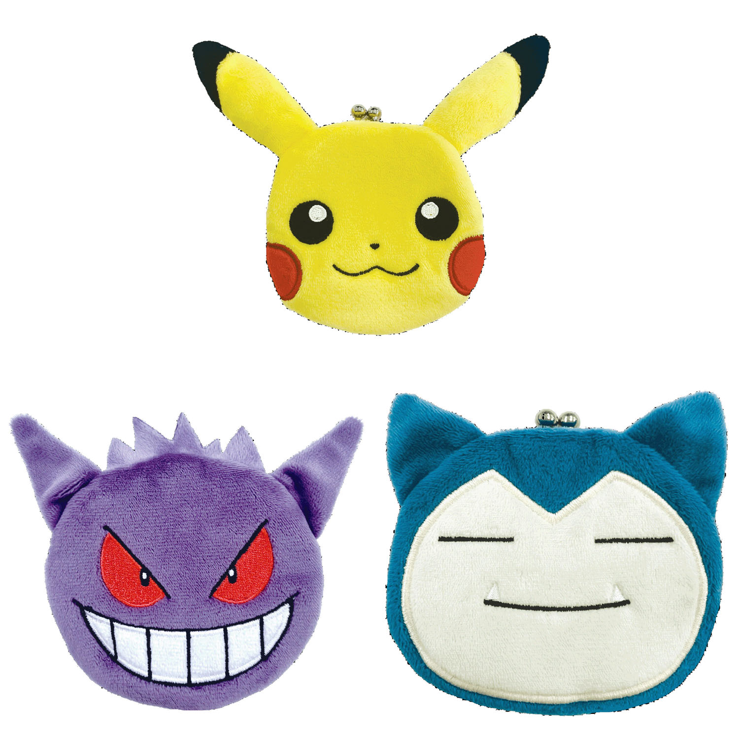 ポケットモンスター ぬいぐるみがま口 - 画像1