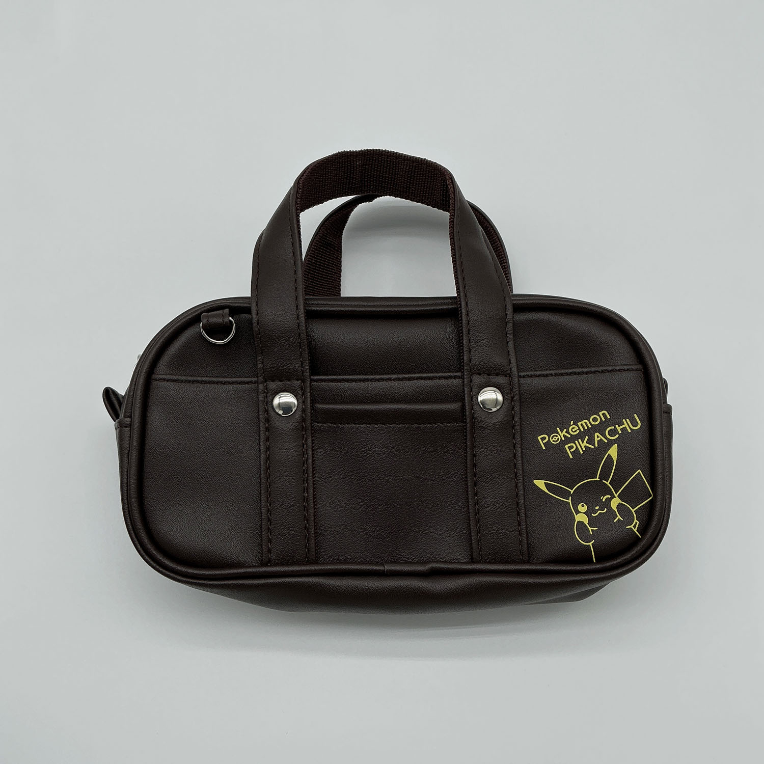 ポケットモンスター スクールバッグ型ポーチ チョコ／ピカチュウ - 画像1