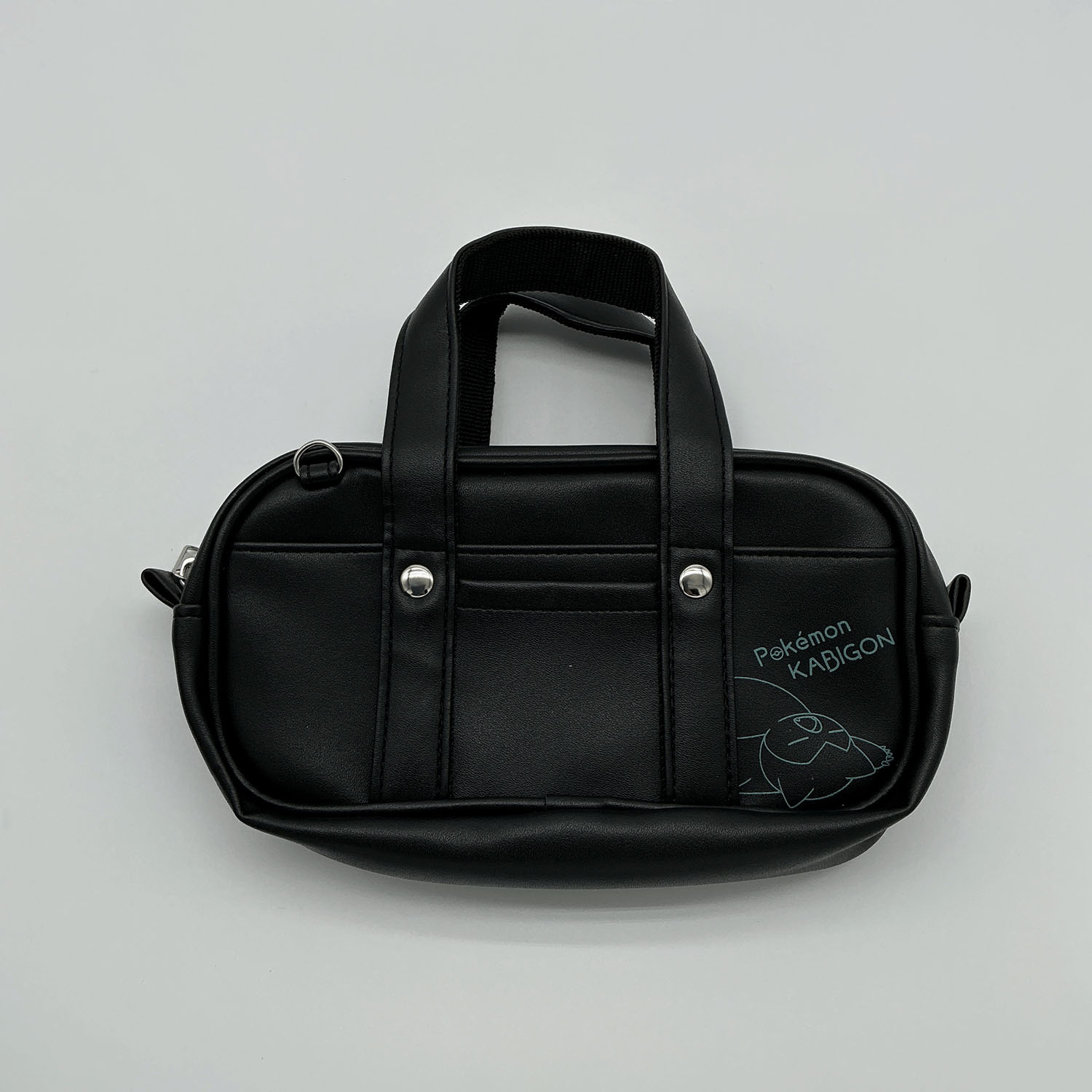 ポケットモンスター スクールバッグ型ポーチ クロ／カビゴン - 画像1