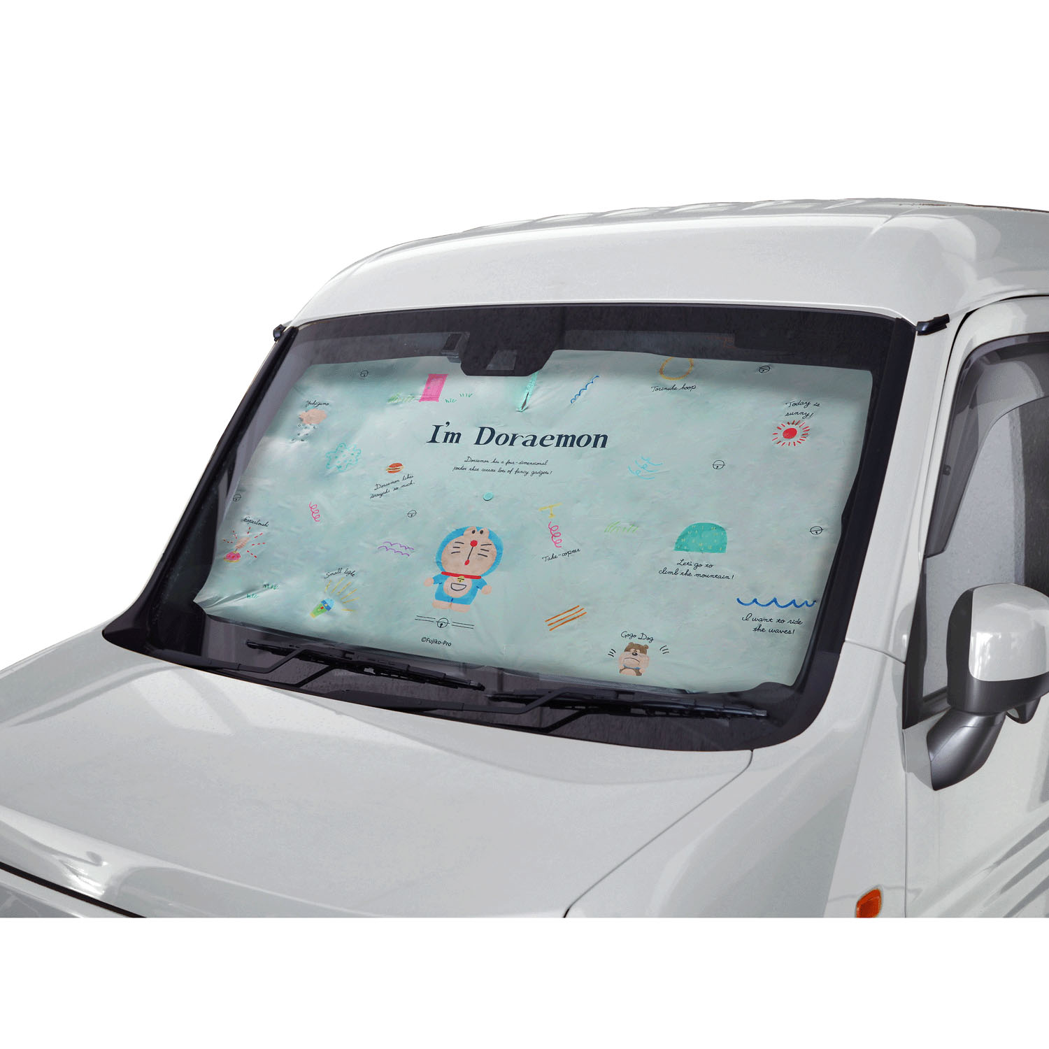 ドラえもん 3WAYカーシェード アイムドラえもん グリーン - 画像3