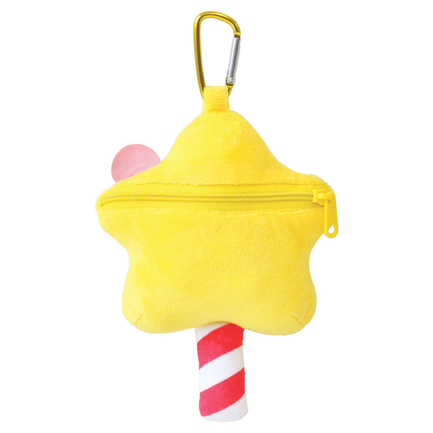 星のカービィ カラビナ付きぬいぐるみファスナーマスコット スターロッド - 画像2