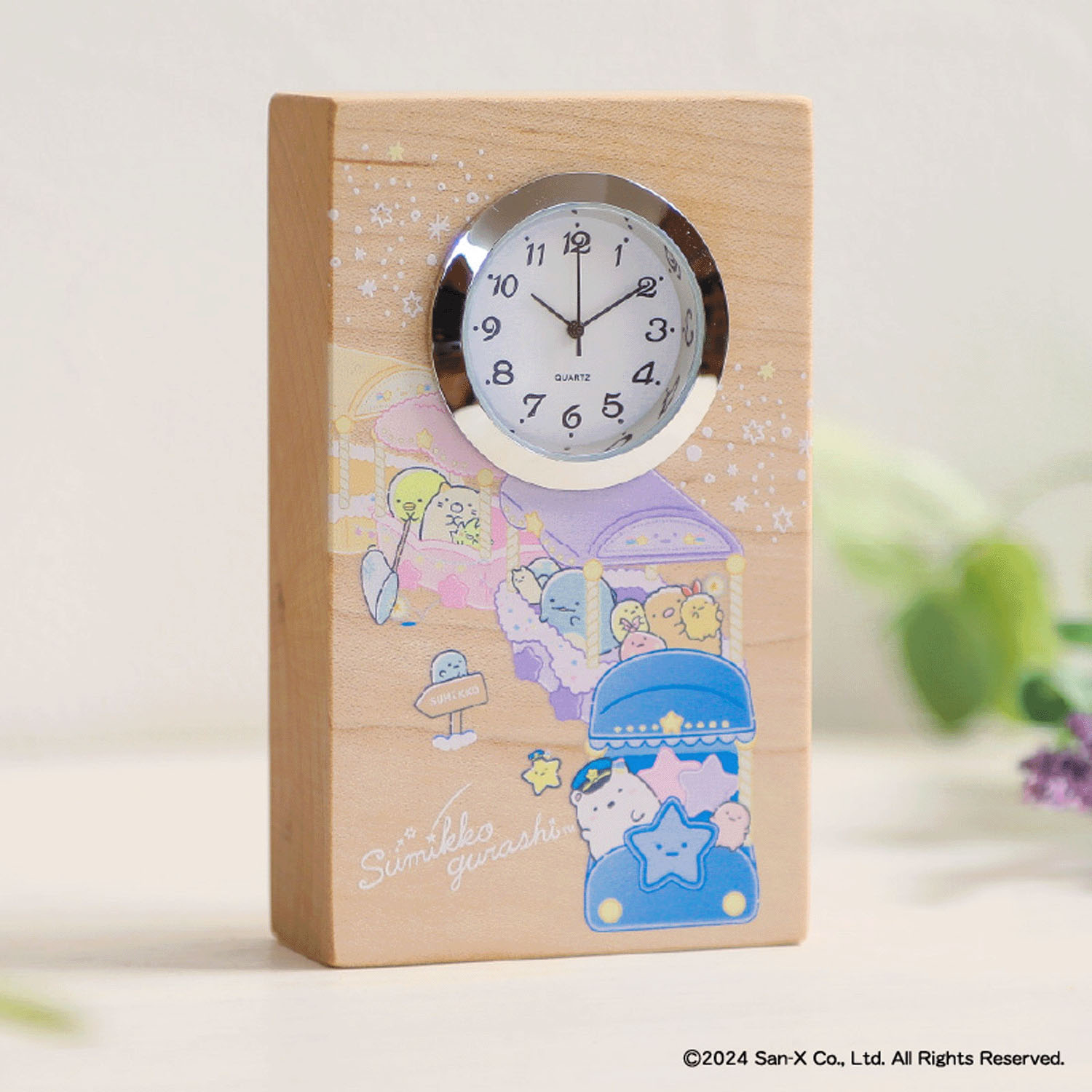 すみっコぐらし 置き時計 星空さんぽ