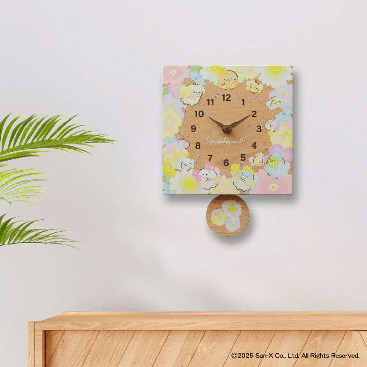 すみっコぐらし 掛け・置き時計 お花のようせい - 画像3