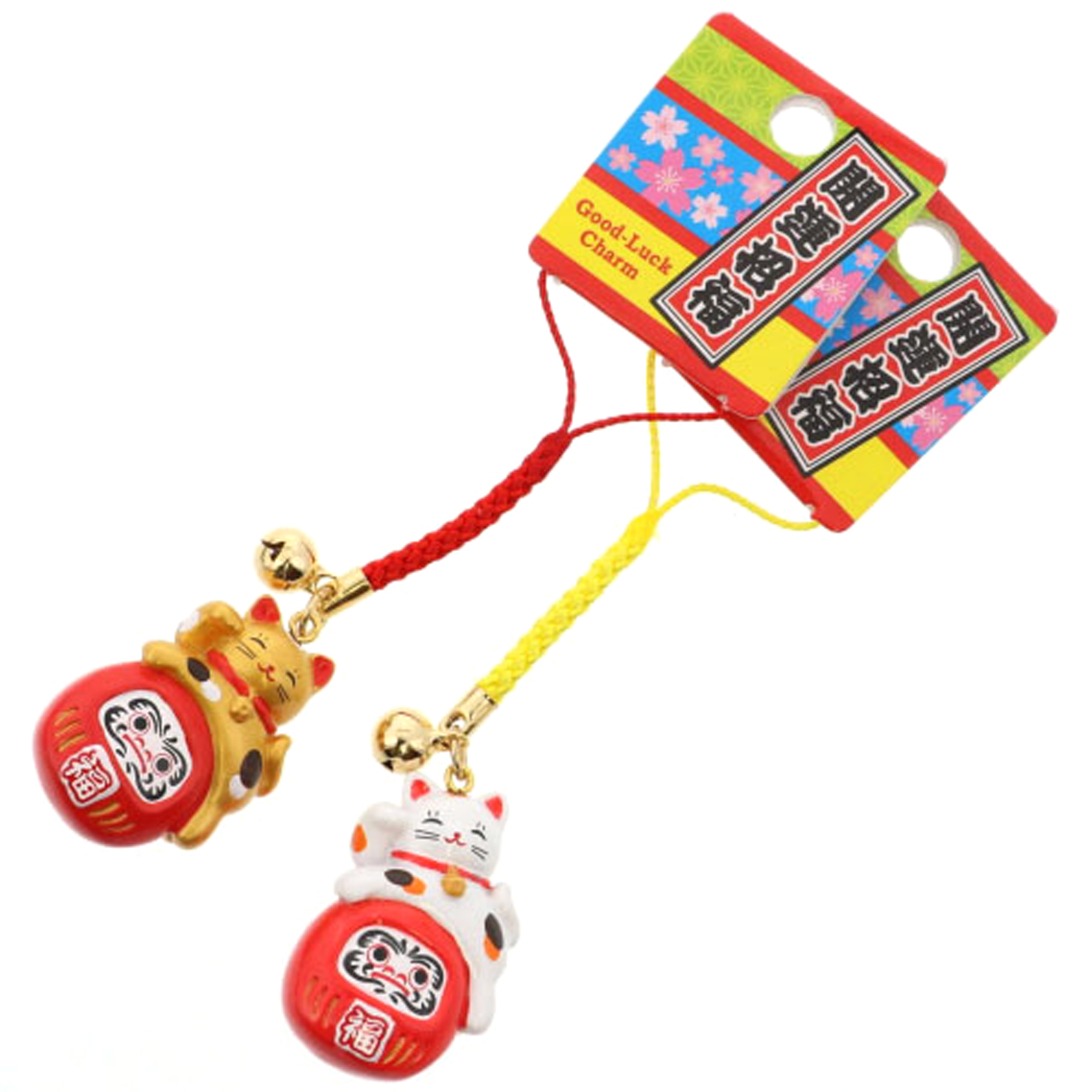 だるま猫根付6個入 - 画像2