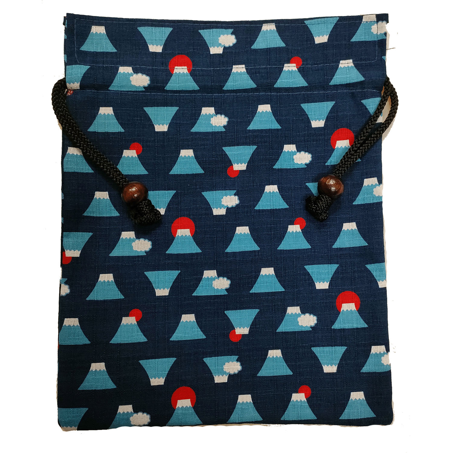 新富士山木玉付巾着 - 画像4