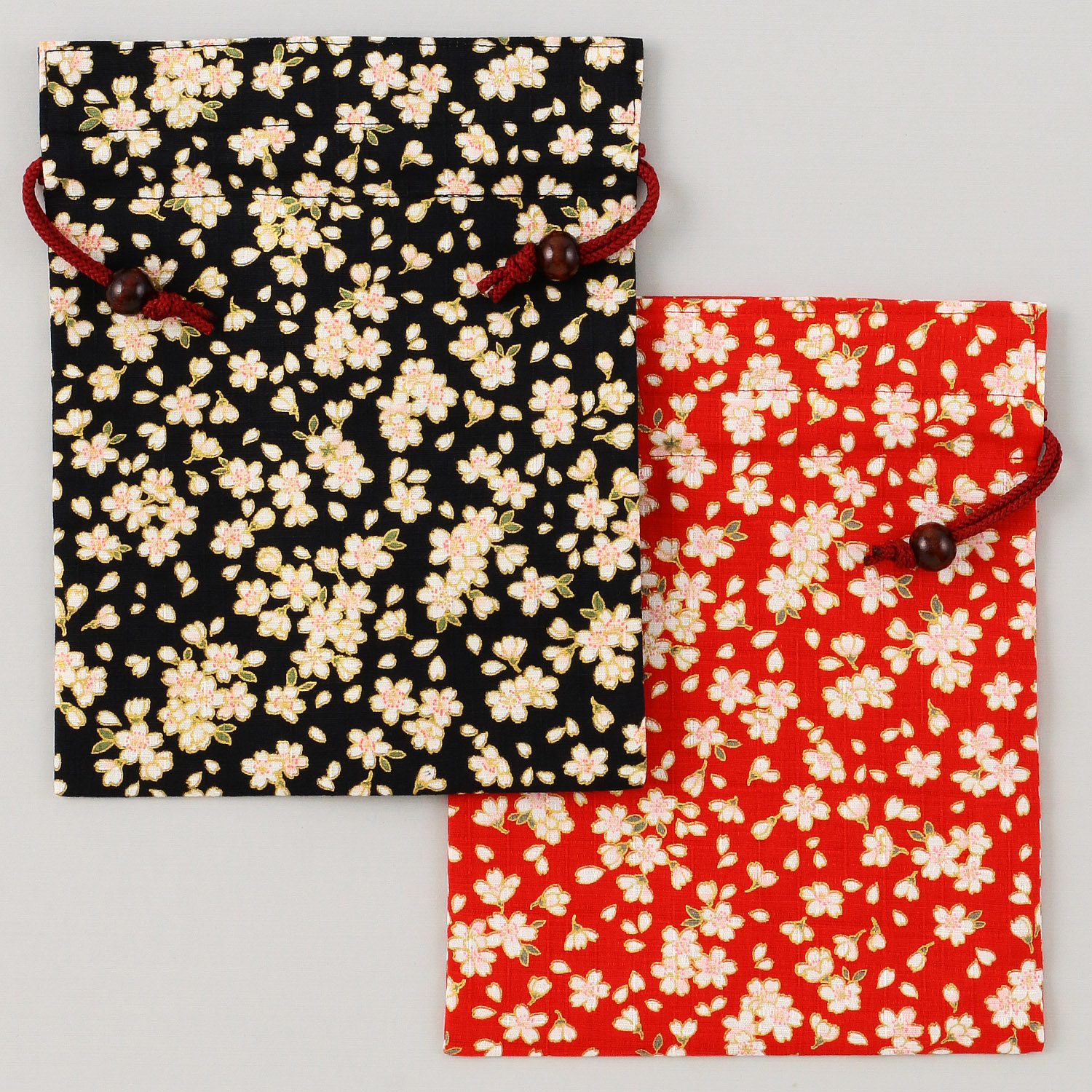 平巾着 桜ゴールド