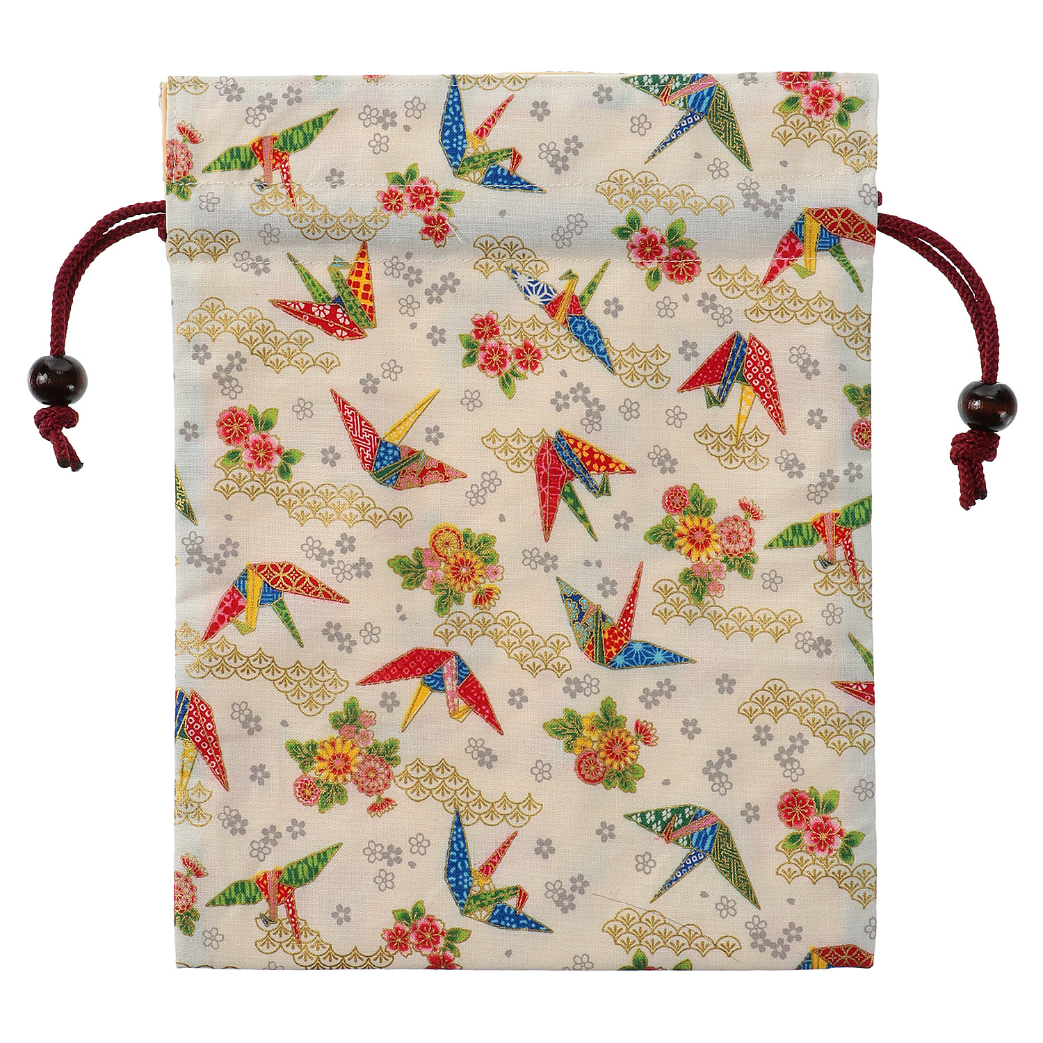 平巾着 折り鶴ちらし - 画像2