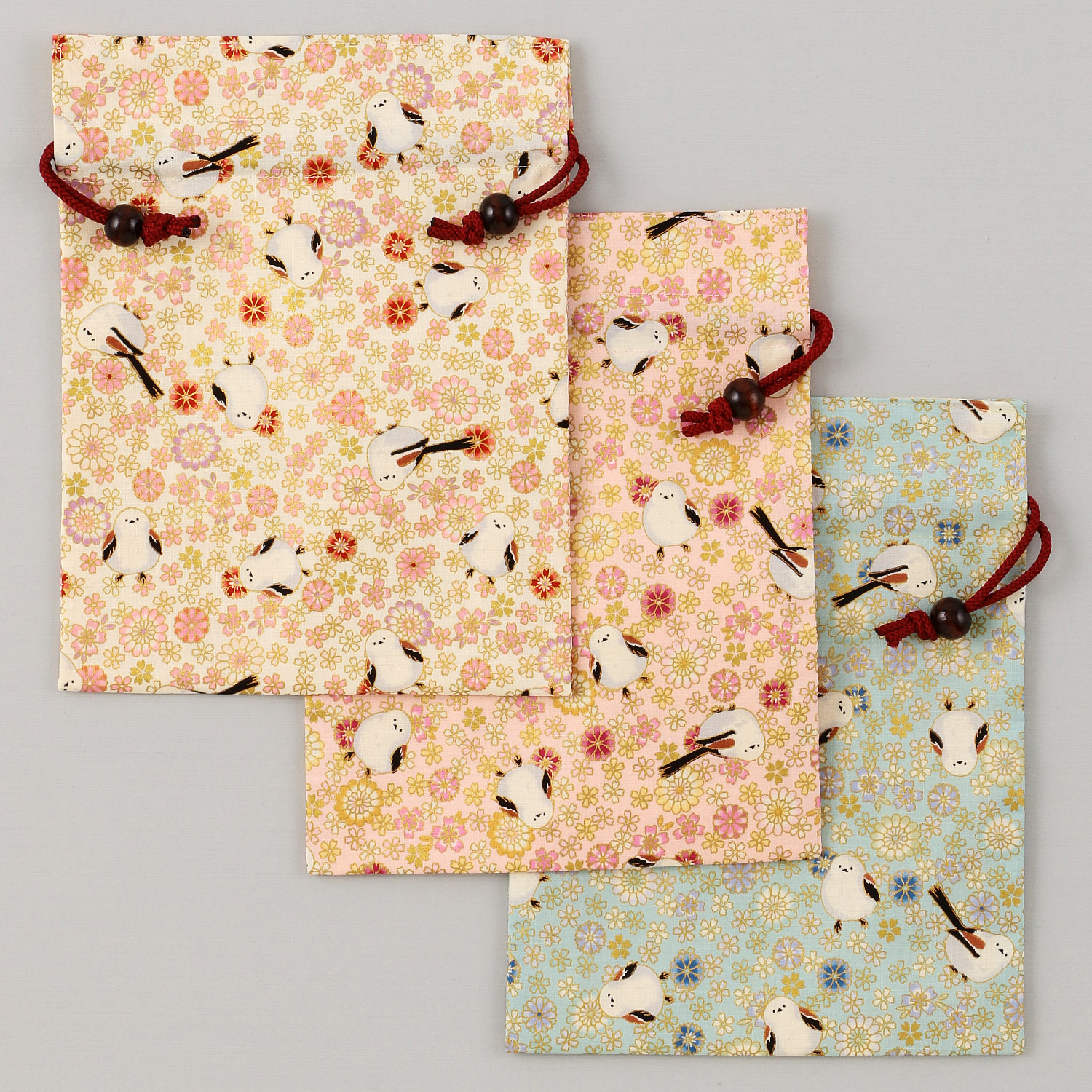 平巾着 シマエナガ