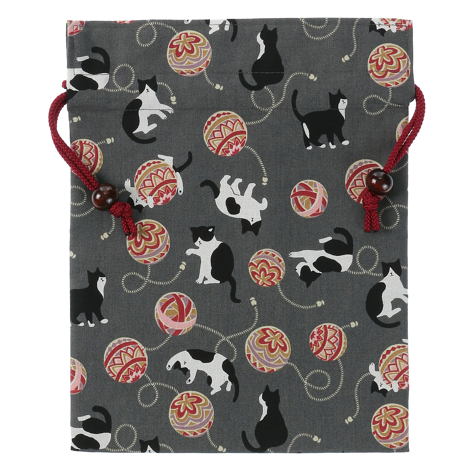 【在庫限りで終了】平巾着 鞠あそび - 画像2