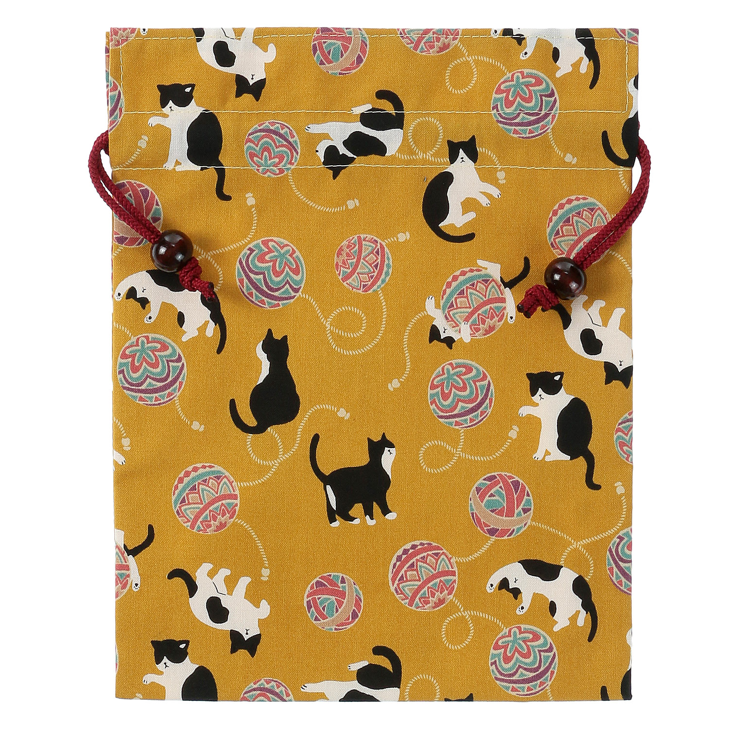 【在庫限りで終了】平巾着 鞠あそび - 画像3