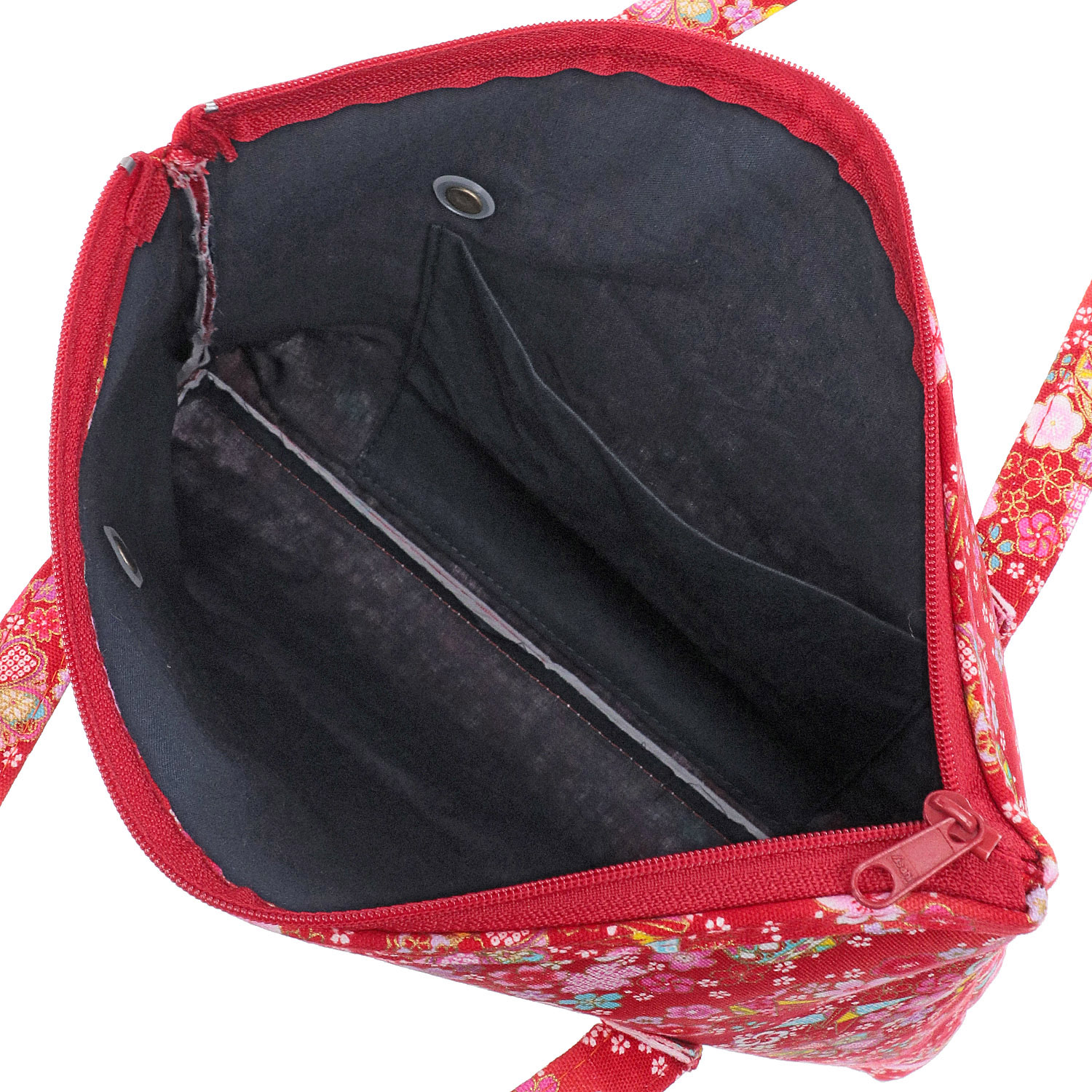 天ファスナー手提げ 花てまり - 画像4