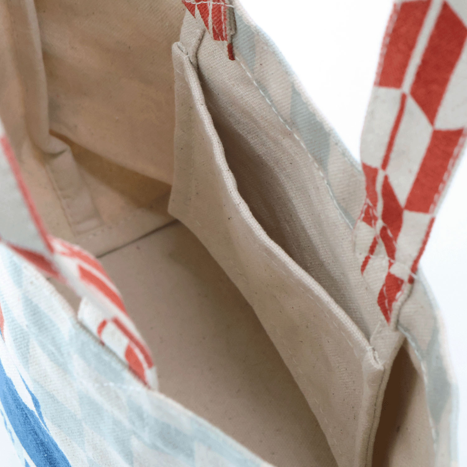 キャンバスバッグ 市松富士山 - 画像7