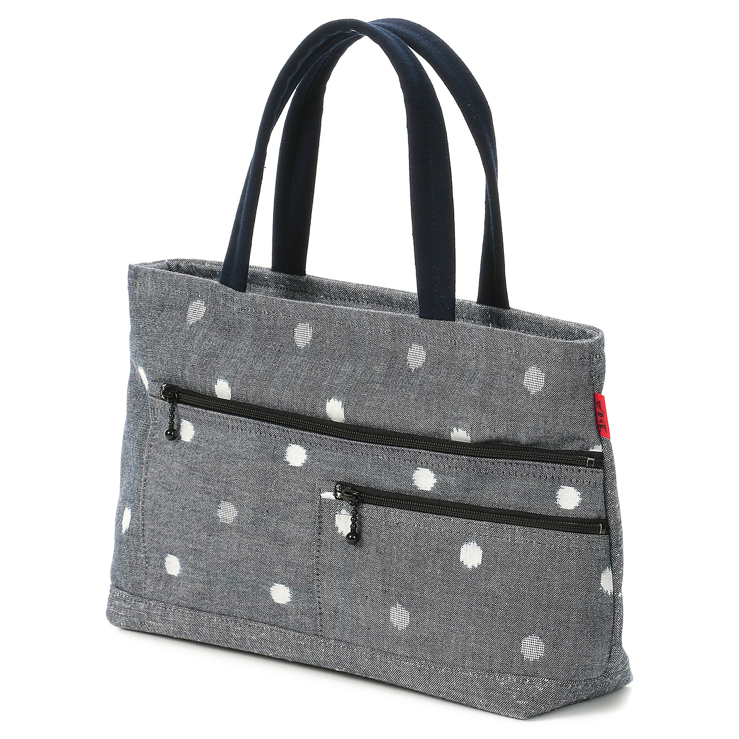 久留米絣 儀右ヱ門 仕分けポケット付トートバッグ - 画像3