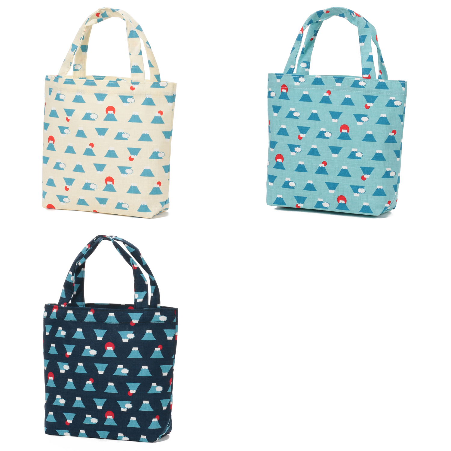 【2026年4月1日より価格変更】富士山柄 ちょこっとバッグ